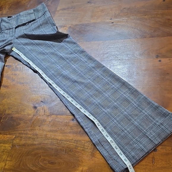Star City Y2K Black And White Plaid Mid-Rise Cuffed Trouser Pants Size 7 - Picture 7 of 15